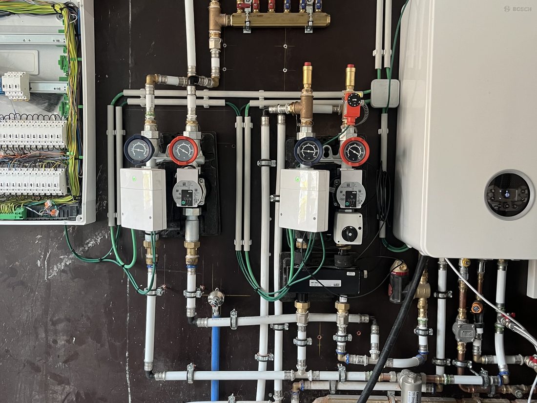 Verwarmingsketel met collectoren